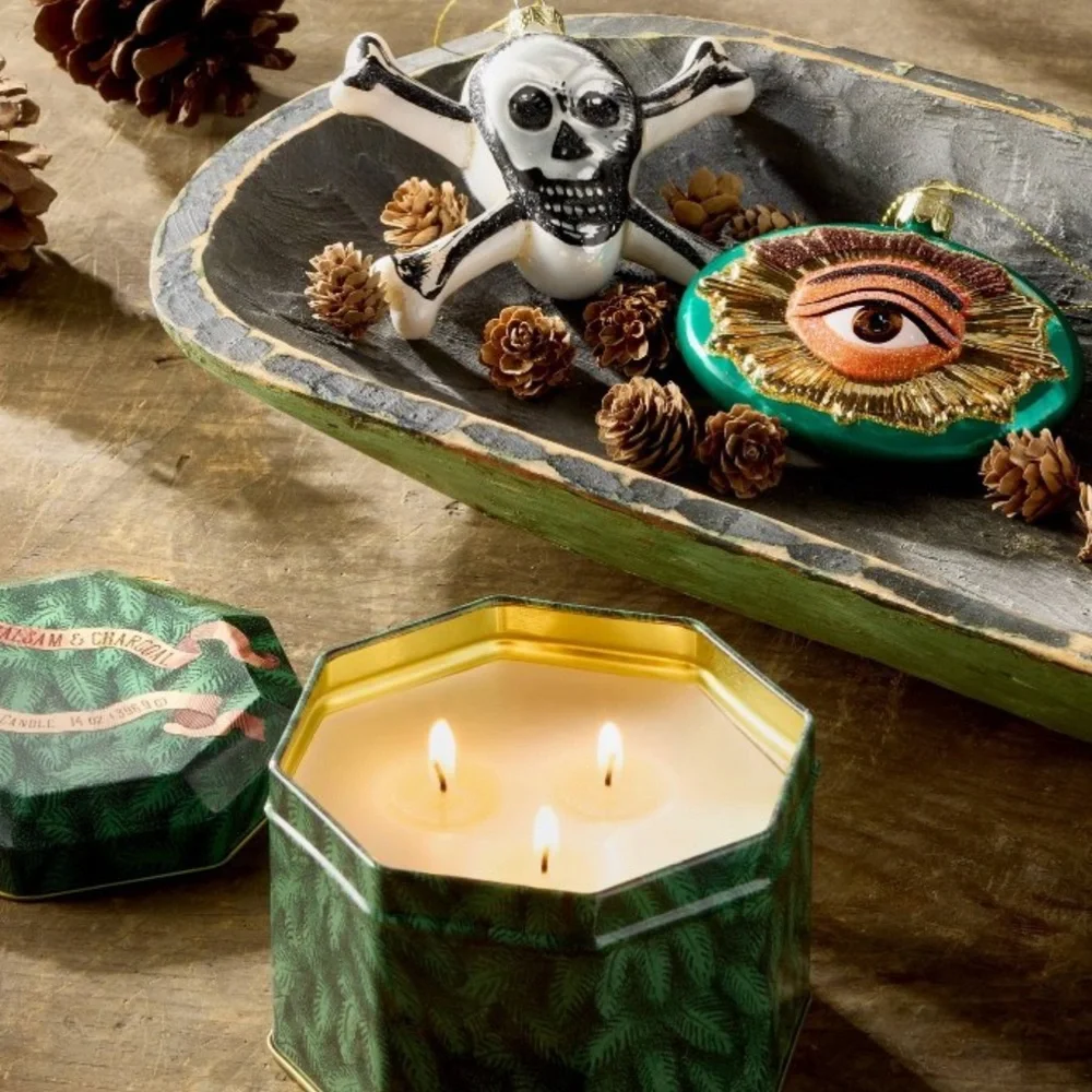 New in Box John Derian x Target Christmas Holiday Glass Eye 👁️ Tree Ornament 🎄 - Picture 2 of 5